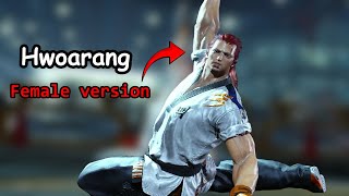 Tekken 8 Hwoarang  Using All Rage Art Female characters  ProGamerSaga [upl. by Lelah581]