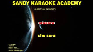 KARAOKE STASERA CHE SERA MATIA BAZAR VERSIONE HULLY GULLY demo [upl. by Suellen]