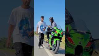 Don’t Miss The End Twist 😂😂 shorts zx10r youtubeshorts [upl. by Noryd128]