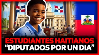 ESCÁNDALO NIÑOS HAITIANOS DE ESCUELAS DOMINICANAS REPRESENTAN COMO DIPUTADOS POR UN DIA EN CONGRESO [upl. by Arlina505]