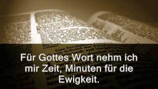 Für Gottes Wort nehm ich mir Zeit [upl. by Owens]