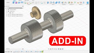 Single gears in Fusion 360  plugin outdated  see description [upl. by Forsta552]