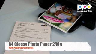 A3 and A4 Glossy Photo Paper 240g [upl. by Hacissej633]