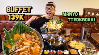 Ăn thử BUFFET 떡볶이 TTEOKBOKKI 139K gần nhà mới  Ninh Eating ăn gì series [upl. by Lilly]