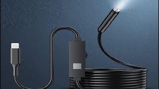 Endoscope Camera with Light 1920P HD Borescope Inspection Camera Review [upl. by Enirehtahc]