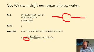 Oppervlaktespanning capillariteit en de Wet van Jurin inclusief voorbeeldopgave [upl. by Cleres]