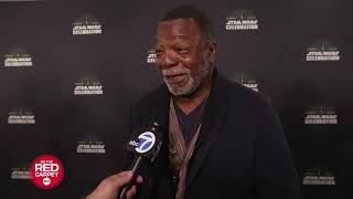 Our last interview with Carl Weathers at Star Wars Celebration 2023 in London [upl. by Nnednarb]