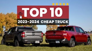 Top 10 Best Cheapest Trucks 2023 and 2024 [upl. by Ulphia]