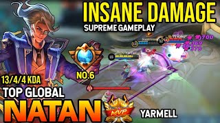 NATAN BEST BUILD 2022  TOP GLOBAL NATAN GAMEPLAY  MOBILE LEGENDS✓ [upl. by Vastha920]