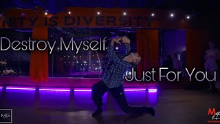 ”Destroy Myself Just For You” Montell Fish Contemporary class  Millenium Dance Complex LA [upl. by Siryt]