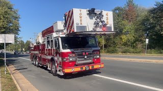 Tower 438 Responding to a Medical  Fairfax County Fire amp Rescue [upl. by Etnahs]