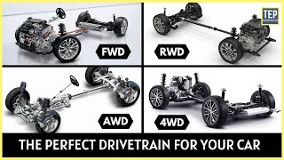 FWD vs RWD vs 4WD vs AWD Whats The Difference Which is Better [upl. by Derwin]