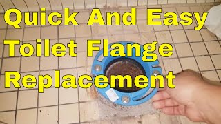 Stress Free Toilet Flange [upl. by Farman]