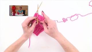 Learn to Knit Socks part 5  Toe Shaping [upl. by Hizar]