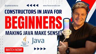 Java Constructors Tutorial [upl. by Aleahs]