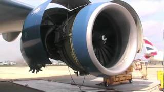 GE90 engine wash [upl. by Ytsud481]