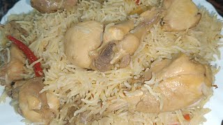 QUICK AND TESTY WHITE CHICKEN YAKHNI PULAO RECIPE  WHITE CHICKEN YAKHNI PULAO 🩷 [upl. by Dora]