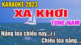 Karaoke Xa Khơi Tone Nam Nhạc Sống gia huy karaoke [upl. by Wira]