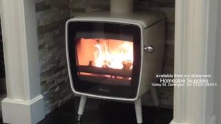 Dovre Vintage 35 Ivory Woodburning stove from Homecare Supplies Darlington [upl. by Biagi]