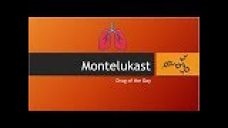 Montelukast  Leukotriene anatagonist  Drug of the Day [upl. by Melvyn]