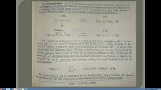 Mechanism of unimolecular elimination reactions [upl. by Adnor]