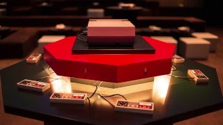 Unfolding The 8Bit Era 8 bits 8 players 8 projectors and one Nintendo Entertainment System [upl. by Berstine413]