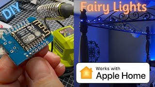 WLED Fairy Lights in SmartHome Apple Home [upl. by Oicnerual]