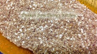 Homemade Dukkah Egyptian spice mix [upl. by Eilrac]