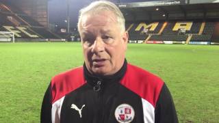 Dermot Drummy on 21 defeat at Notts County [upl. by Ahcirt]