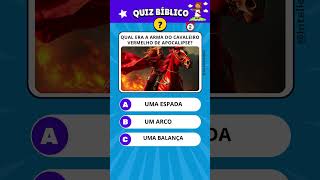 Quiz bíblico Quantas você consegue acertar [upl. by Anairotciv]