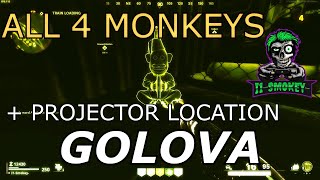 Outbreak Easter Egg Guide All 4 Monkey Locations In Golova  Projector location [upl. by Launce264]