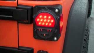 Jeep JK LED Military Tail Lamp [upl. by Ybrek]