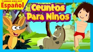 El Libro de la Selva el zorro y las uvas y El caballo perezoso  Ceuntos Para Ninos  Espanol [upl. by Llednor]