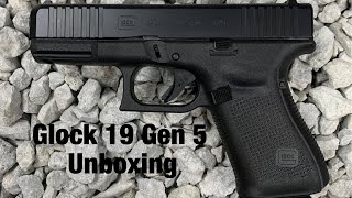 Glock 19 Gen 5 Unboxing [upl. by Brause]