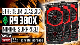 Radeon R9 380x Mining Hashrate Increase With Phoenixminer [upl. by Nnairret957]