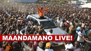 LIVE RAILA ODINGA MAANDAMANO HAPPENING NOW IN NAIROBI [upl. by Zantos]