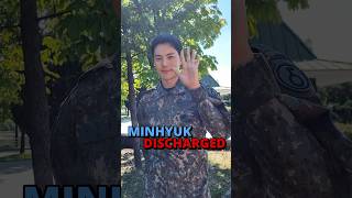 MONSTA X Surprise Minhyuk On His Military Discharge 🫡🎉 shorts [upl. by Kleiman19]