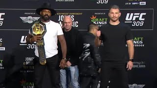 UFC 309 PRESS CONFERENCE Jon Jones vs Stipe Miocic [upl. by Oleta547]