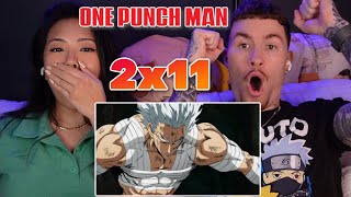 OK Garou is a BEAST  One Punch Man Reaction S2 Ep 11 [upl. by Izak]