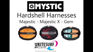 Mystic Majestic Majestic X and Gem Kitesurf Hardshell Harness review  The Kitesurf Centre [upl. by Berns85]