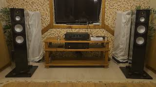 Atoll ın200 signeture amp Monitör audio silver 300 7g amp Bluesound N130 amp Arcam r2 dac [upl. by Nwahsem]