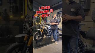 Fully Loaded Triumph Scrambler 400X triumph scrambler400x triumphscrambler400x shorts viral [upl. by Tikna]