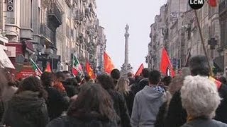 Marseille manif contre la venue de Marine Le Pen [upl. by Aynat]