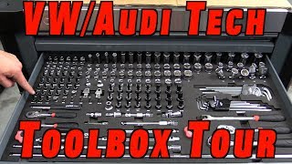 Sonic Tools VW Audi Technician Tool Box Tour [upl. by Hewe]