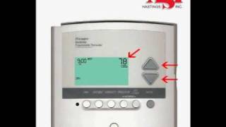 Thermostat Model 1800  Programming [upl. by Lorola]