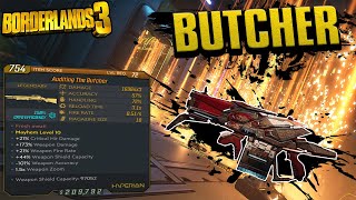 BORDERLANDS 3  The Butcher Legendary Weapons Guide [upl. by Abert]