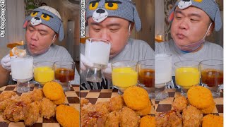 ASMR MUKBANG  Chicken Wings With Spicy Seasonings  Mokbang ph spicy food  Fatsongsong [upl. by Oby]