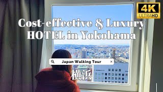 Luxury amp costeffective Hotel  APA Hotel  4K60fps HDR Walking Tour JAPAN Video Yokohama [upl. by Amiaj]