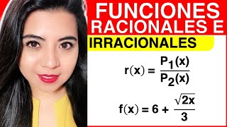 FUNCIONES RACIONALES E IRRACIONALES Explicación y ejemplos [upl. by Simpson]