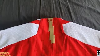 UNBOX ARSENAL 2324 HOME AUTHENTIC JERSEY [upl. by Hardden664]